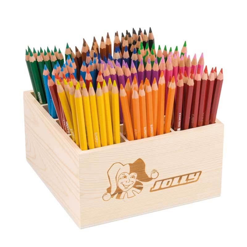 Crayons de couleur JollySupersticks-144 pcs,basic