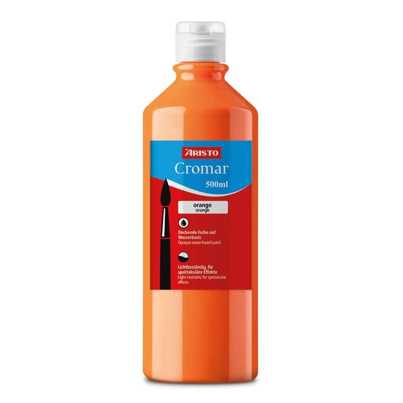 Peinture pour enfants Cromar Aristo 500 ml, orange