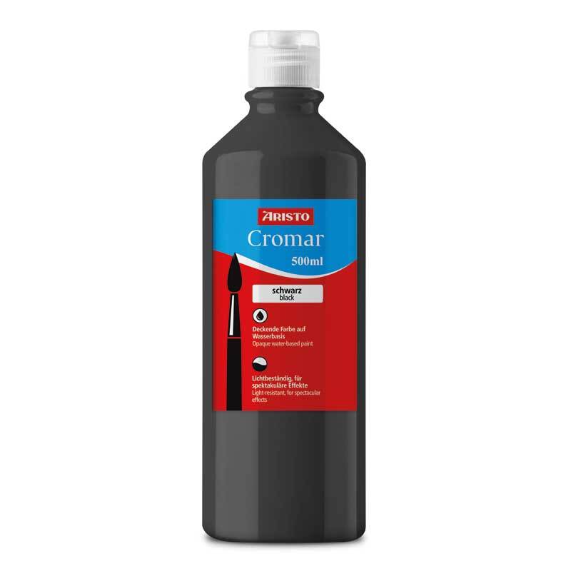 Peinture pour enfants Cromar Aristo 500 ml, noir