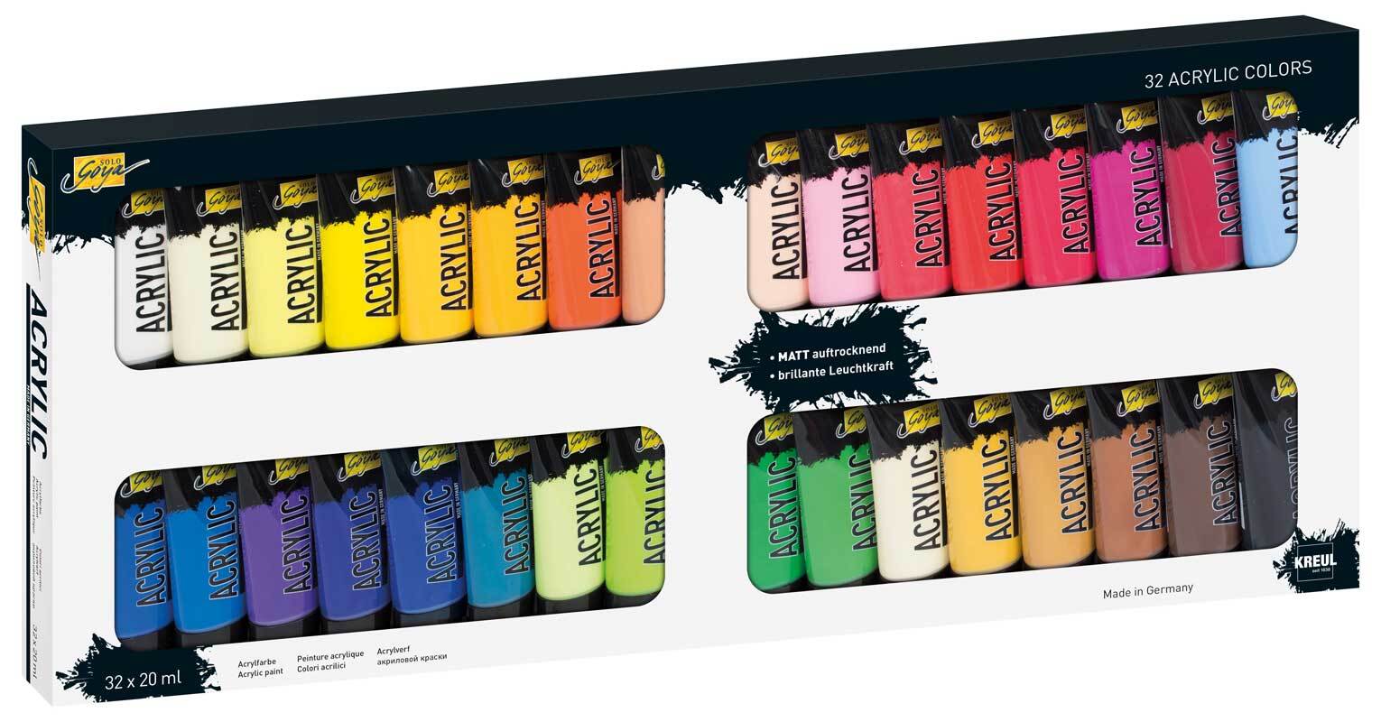 Peinture acrylique Set Solo Goya - 32 x 20 ml