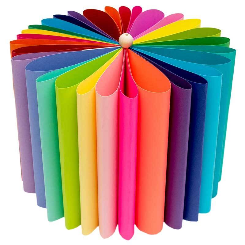 Papier Kraft A4 - 3 couleurs - 2 épaisseurs - 30 pcs - Bloc papier A4 -  Creavea