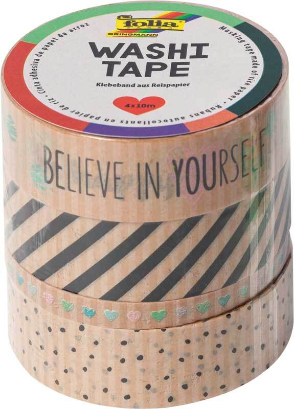 Set Washi Tape - Papier kraft