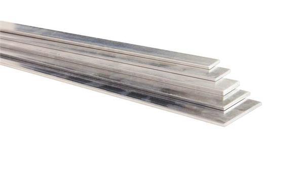 Profilé plat aluminium - 2 x 20 mm, 50 cm acheter en ligne