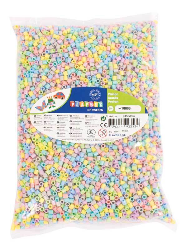 Sachet de perles à repasser - 10.000 pcs., pastel