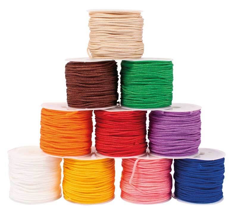 Set Paracord couleurs primaires, Ø 1,7 mm, 10 x 18