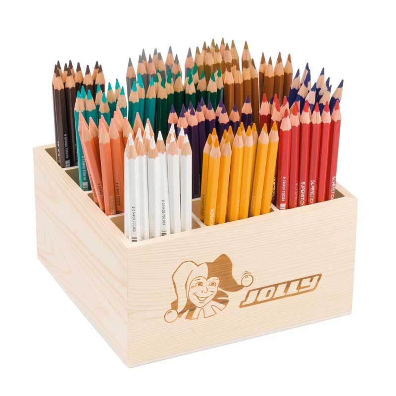 Crayons de couleur JollySupersticks-144 pcs,avance