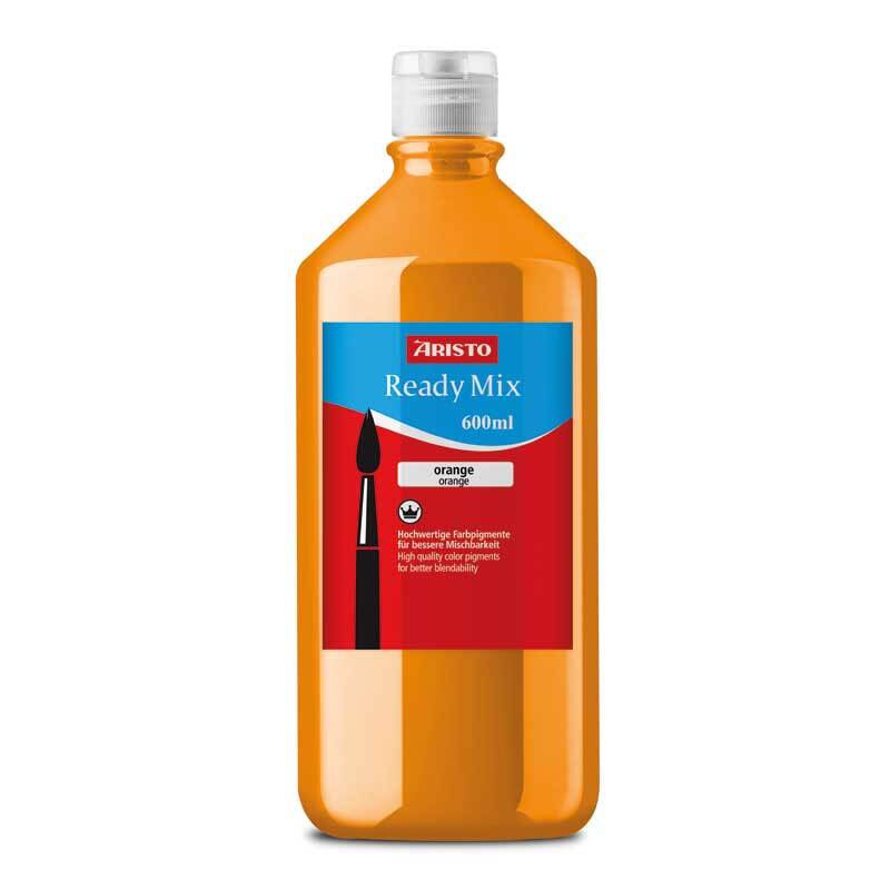 Peinture gouache Aristo Ready Mix - 600 ml, orange