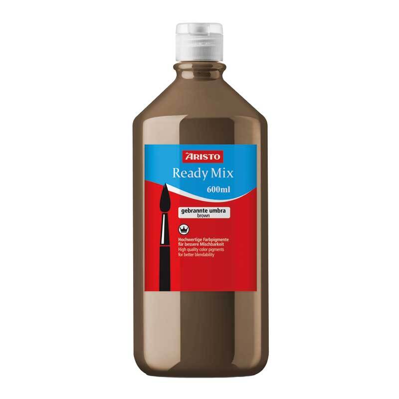 Peinture gouache Aristo Ready Mix - 600 ml, marron