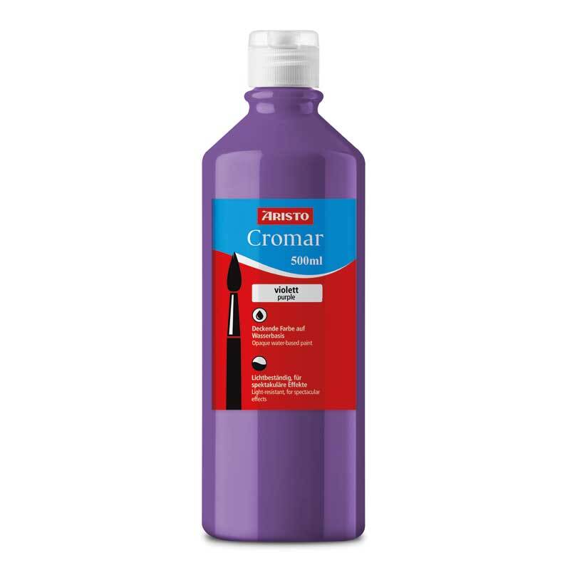 Peinture pour enfants Cromar Aristo 500 ml, violet