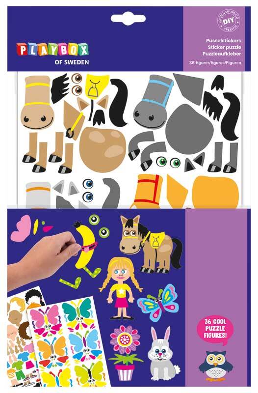 Sticker - Puzzle, chevaux