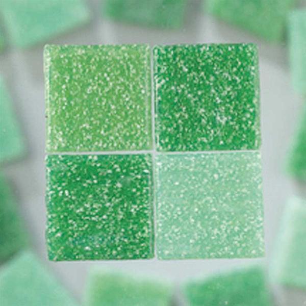 Tesselles émaillées - 200 g, tons verts