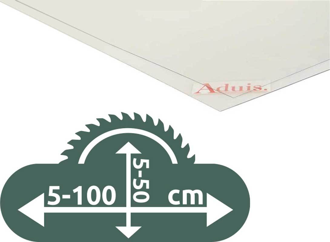 PVC transparent rigide - 0,7 mm, sur mesure